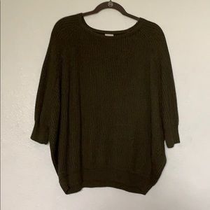 Olive green sweater